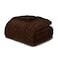 Puncuntex Brown Throw Blanket 5060 inches Fuzzy 3D Jacquard Decorative Flannel Fleece Super Soft Plush Cozy Blanket for Couch Sofa Chair Lightweight