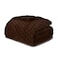 Puncuntex Brown Throw Blanket 5060 inches Fuzzy 3D Jacquard Decorative Flannel Fleece Super Soft Plush Cozy Blanket for Couch Sofa Chair Lightweight