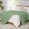 L'AGRATY LAGRATY Chunky Knit Blanket Throw Soft Chunky Throw Blanket 50x60 100 Hand Kintted Chenile Crochet Throw Blanket for Couch Large Cable Knit Chunky Blanket for Home DecorSage Green