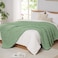 L'AGRATY LAGRATY Chunky Knit Blanket Throw Soft Chunky Throw Blanket 50x60 100 Hand Kintted Chenile Crochet Throw Blanket for Couch Large Cable Knit Chunky Blanket for Home DecorSage Green