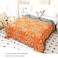 VANJOROY Boho Throw Blanket 100 Cotton Muslin Breathable Soft Bed Throw Floral Farmhouse Decor Blanket for Sofa Couch Chair and Gift 60 x 80 Orange