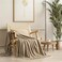 EverGrace Soft Chenille Throw Blanket for Couch Cozy Plush Fuzzy Decorative Chenille Knit Throw Blanket with Tassels Lightweight Blanket and Throws for Bed Sofa Gift Home Decor Beige 50x60