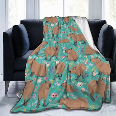 Vasietrng Capybara Plush Blanket for Kids Adults 40x50 Capybara Gifts Decoration