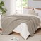 L'AGRATY LAGRATY Chunky Knit Blanket Throw 50x60 Chenille Chunky Knitted Throw Blanket for Bed Couch Handmade Thick Big Cable Knit Blanket Large Crochet Rope Blankets for Home DecorLight Linen