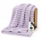 Bedsure GentleSoft Lavender Fog Fleece Blanket for Couch Cozy Soft Blankets for Women Cute Small Throws for Girls 60x80 Inches