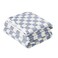 SANACYNA 100 Cotton Throw Blanket 6Layer Gauze Muslin Blanket Blue Grid Cooling Blanket Lightweight Soft and Breathable Blanket for Sofa Couch Gifts for Boys Blue Checker Throw 50x60