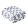 SANACYNA 100 Cotton Throw Blanket 6Layer Gauze Muslin Blanket Blue Grid Cooling Blanket Lightweight Soft and Breathable Blanket for Sofa Couch Gifts for Boys Blue Checker Throw 50x60