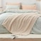 EXQ Home Fleece Throw Blanket for Couch and Bed 3D Imitation Large Turtle Shell Jacquard Decorative Blankets Plush Lightweight Fuzzy Flannel Blanket Suitable for All Seasons 5060Beige