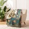 LUTBM Boho Throw Blanket for Couch 100 Cotton Soft Birds and Floral Double Embroidery Breathable Summer Throw Blankets50x60 All Season Reversible Throws for Sofa Chair Livingroom Home Decor