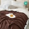 Carriediosa 100 Cotton Muslin Throw Blanket 108 X 90 King Size4Layers Summer Gauze Throws for Bed CouchSoft Lightweight Breathable Linen Blankets Bedspread for Adults All SeasonDark Brown
