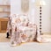 XIBLC Boho Throw Blanket for Bed 100 Cotton Soft Rustic Quilt Fall Blanket 50x60 Floral Printed Farmhouse Decor Bed Blankets All Season Rustic Reversible Bohemian Throw Quilt