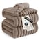 Bedsure GentleSoft Light Brown Fleece Blanket for Couch Cozy Soft Blankets for Women Cute Small Throws for Girls 108x90 Inches