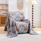 XIBLC Boho Throw Blanket for Bed 100 Cotton Soft Rustic Quilt Fall Blanket 60x80 Floral Printed Farmhouse Decor Bed Blankets All Season Rustic Reversible Bohemian Throw Quilt