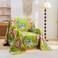 XIBLC Fall Throw Blanket 100 Cotton Soft Rustic Boho Throw Blanket for Bed 60x80 Farmhouse Decor Bed Flower Blankets Light Weight Reversible Bohemian Throw Quilt