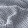 EMME Cotton Muslin Large Throw Blanket Couch Breathable Gauze Blanket Soft Lightweight Bed Blankets Adults Dusty Blue 50x71