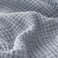 EMME Cotton Muslin Large Throw Blanket Couch Breathable Gauze Blanket Soft Lightweight Bed Blankets Adults Dusty Blue 50x71