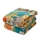MSGKV Throw Blanket for Couch Bed Cotton Leopard Animals Twin Size Blanket 60x80 Muslin Summer Breathable All Seasons Lightweight Farmhouse Blankets