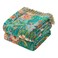 MSGKV Boho Throw Blanket 50x60 Floral Blankets for Couch 100 Cotton Chair Sofa Throws Lightweight Farmhouse Muslin Summer Breathable Bed Blankets Home Decor All Seasons