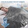 Guohaoi Cooling Throw Blanket for Hot SleepersDecortive Tie DyeArcChill QMax 05Cool Fiber100 OekoTexLightweight Summer Cool Blanket for Ultra Cold BreathableKeep Cool50x70