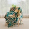 Wzvzss Boho Throw Blanket 50x60 Soft Cotton Throw Blanket Muslin Blankets for Bed Reversible Lightweight Summer Blanket with Floral Printed All Season Farmhouse Decor Rustic Blanket