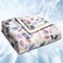 LLanCL Floral Print Cooling Blankets for Hot Sleepers Cool Like Ice Cream Blanket for Summer Lightweight DoubleSided Cooling Comforter Quilt Throw Size 47 x 59 Blue