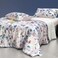 LLanCL Floral Print Cooling Blankets for Hot Sleepers Cool Like Ice Cream Blanket for Summer Lightweight DoubleSided Cooling Comforter Quilt Throw Size 47 x 59 Blue