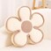 Kcvvcr Flower Pillow Soft Flower Shaped Floor Cushion Decorative Throw Pillow Cute Seating Cushion Plush Pillows for Sofa Couch Bed PP Cotton Fill 177 Inch Ivory