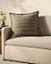 Loloi Chris Loves Julia Howie Collection PCJ0023 GreenNatural 22 x 22 Cover Only Pillow