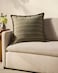 Loloi Chris Loves Julia Howie Collection PCJ0023 GreenNatural 22 x 22 Cover Only Pillow