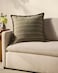 Loloi Chris Loves Julia Howie Collection PCJ0023 GreenNatural 22 x 22 Cover Only Pillow