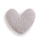 DEMDACO Giving Collection Gray Taupe Weighted Giving Heart Weighted Heart Pillow for Bedding Decorative Throw Pillow Meaningful Gift Idea Handmade Luxurious Soft Cozy 185 lbs