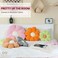 Sioloc Flower Shaped Throw Pillow Butt Cushion Seating Cushion Cute Room Decor Plush Pillow for Bedroom Sofa Chair Blush 157