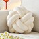 VBGYA Knot Ball Pillow Round Decorative Throw Pillows Cushion 8 Inch Beige Soft Plush Knotted Pillows Pillow Modern Home Throw Knot Decorative Cushion