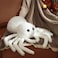 YRXRUS Spider Pillows Halloween Pillows Cute Spider Shaped Throw Pillow for Happy Halloween Decoration White Plush Pillow Gifts 12x18 in Small Cute Soft Rabbit Fur for Fall Accent Pillow