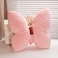 PEACH CAT Butterfly Pillow Decorative Butterfly Shaped Throw Pillows 157 x 157 Cute Plush Cushion Decor for Bedroom Living Room Sofa Couch Pink