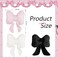 GKWW 2Pack Soft Furry Bow Throw Pillows Cute Bowknot Plush Pillow Home Decor Stuffed Bow Lumbar Pillow for Bed Couch Living Room Decor Pink