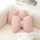 UNWAAT 2 Pcs Bow Shaped Throw Pillow Bowknot Cushion Bow Lumbar Pillow Home Decorative Throw Pillows for Bed Couch Living Room Decor