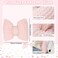 UNWAAT 2 Pcs Bow Shaped Throw Pillow Bowknot Cushion Bow Lumbar Pillow Home Decorative Throw Pillows for Bed Couch Living Room Decor