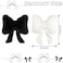UNWAAT 2 Pcs Coquette Bow Pillows Cute Bowknot Plush Pillow Coquette Home Decor Pink Bow Lumbar Pillow for Girls Loft Bed Decor Accessories
