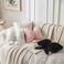 Novohive Bow Pillow Throw Pillows Butterfly Shaped Decorative Cute Pillows for Bed Sofa Cute Home DecorBlack 10 8inch