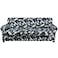 hyha Couch Cover Floral Pattern Stretch Printed 4 Pieces Sofa Slipcovers for 3 Separate Cushion Couch Washable Furniture Protector for DogsSofa Leaves