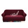 Granbest Premium Water Repellent Sofa Cover High Stretch Couch Slipcover Super Soft Fabric Couch Cover Wine Red Large