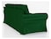 HomeTown Market Velvet Pets Friendly Sofa Covers Custom Made Compatible for IKEA Ektorp Three Seat Sofa Slipcovers Velvet Green Ektorp 3