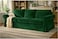 HomeTown Market Velvet Pets Friendly Sofa Covers Custom Made Compatible for IKEA Ektorp Three Seat Sofa Slipcovers Velvet Green Ektorp 3