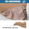 Smiry Waterproof Couch Cushion Covers Stretch Washable Sofa Cushion Cover Soft Sofa Slipcover Elastic NonSlip Furniture Protector for Pets Kid 3 Pack Camel