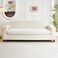 Disayu Couch Covers for 3 Cushion Sofa Pet Friendly Couch Cushion Covers Universal Sofa Covers Washable Stretch Slipcovers for Sectional Sofa Texture Ivory WhiteLarge Triple Seat Cover