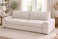 HomeTown Market The Durable Polyester KIVIK Three Seat Not Loveseat Sofa Cover Replacement is Compatible with IKEA Kivik 3 Seater Sofa Slipcover Only Polyester Beige