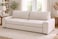 HomeTown Market The Durable Polyester KIVIK Three Seat Not Loveseat Sofa Cover Replacement is Compatible with IKEA Kivik 3 Seater Sofa Slipcover Only Polyester Beige