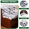 CRFATOP 2 Sets RV Dinette Cushion Covers Printed Camper Cushion Slipcover Stretch 2 Seat Sofa Chair Cover Furniture Protector for RV Camper Car Bench 2 Backrest Covers 2 Bench Covers09