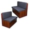CRFATOP 2 Sets RV Dinette Cushion Covers Printed Camper Cushion Slipcover Stretch 2 Seat Sofa Chair Cover Furniture Protector for RV Camper Car Bench 2 Backrest Covers 2 Bench Covers03